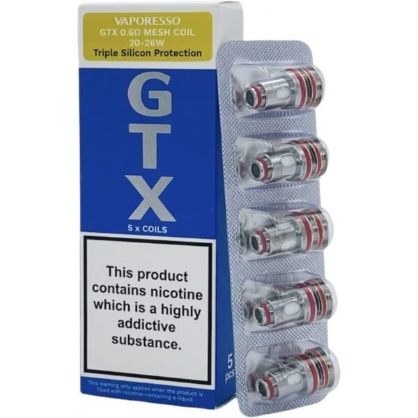 Resistencia VAPORESSO - GTX MESH Coil / 0.6 Ohms (20-26 W)