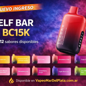 ELF BAR BC15K – Vape descartable de alto rendimiento